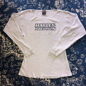 Harley Davidson waffle shirt